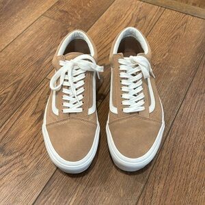 Tan Suede Old Skool Stackform Vans